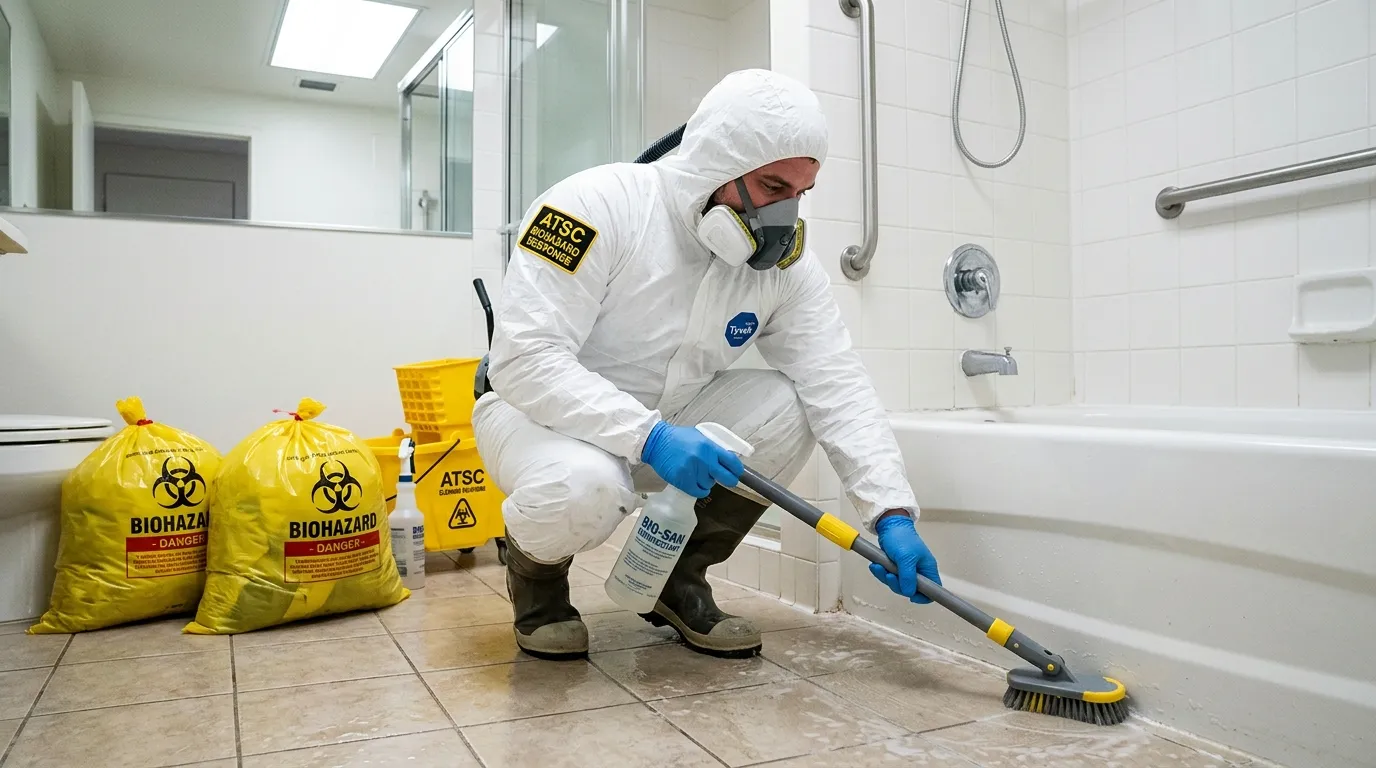 Decontamination equipment deployed for Blood Cleanup in Valencia West